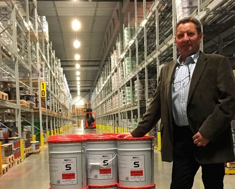 Brannsikring Jan-Ragnar Folvik i Mal Proff har jobbet med brannsikring i snart 30 år