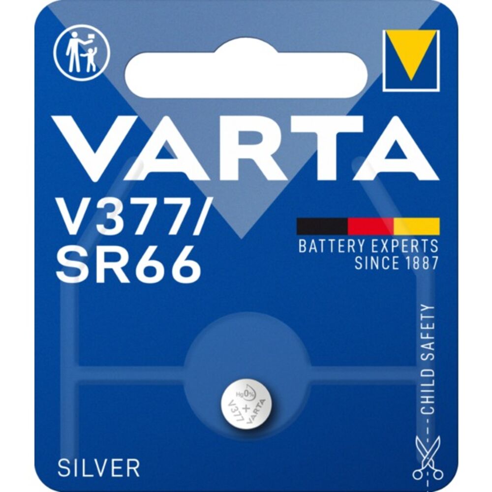 Varta Batteri Knappcellebatteri UR V377 SR66
