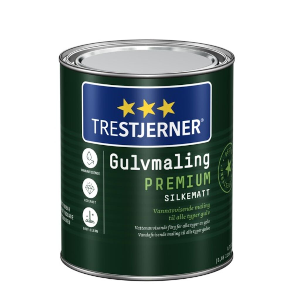 Trestjerner Gulvmaling Premium - B base 0,68 l