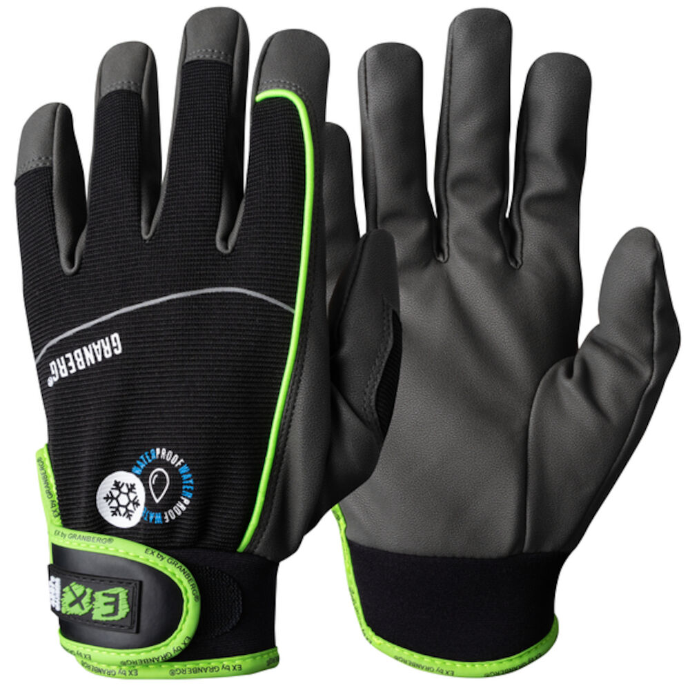 Granberg Monteringshanske Vinter Syntetisk - Sort 12