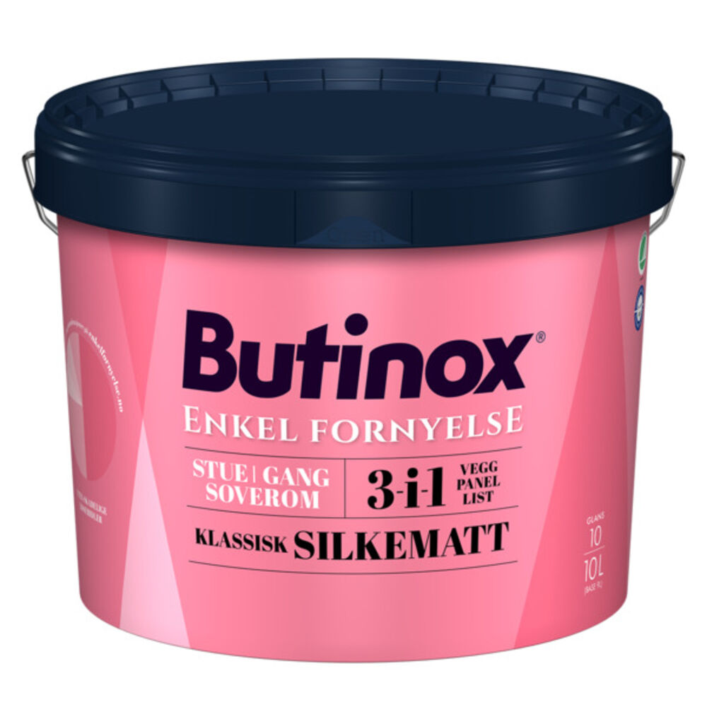 Butinox Stue Gang Soverom - B base Halvmatt 9 l