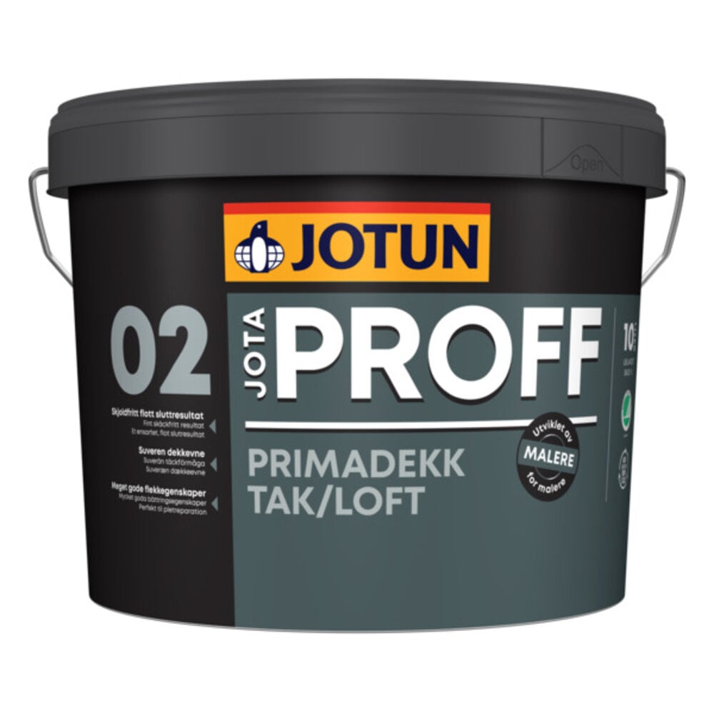 Jotaproff Primadekk Tak Hvit base 9 l