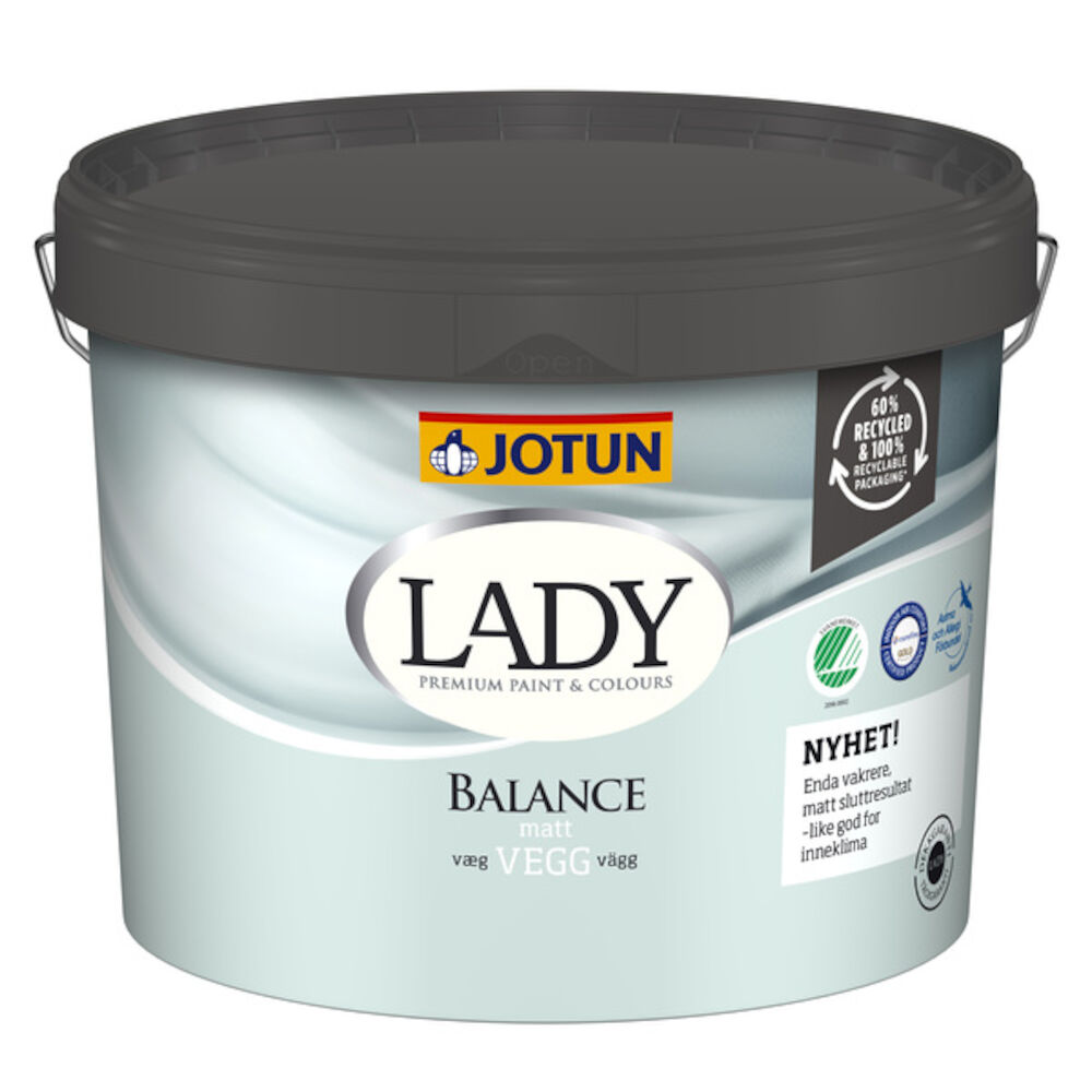 Lady Balance - Hvit base 9 l