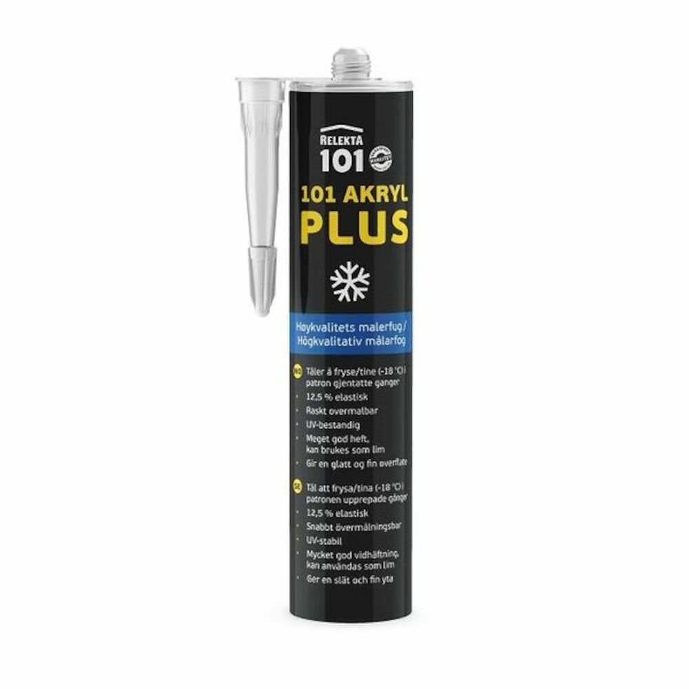 Relekta 101 Akryl Fugemasse Plus - 310 ml