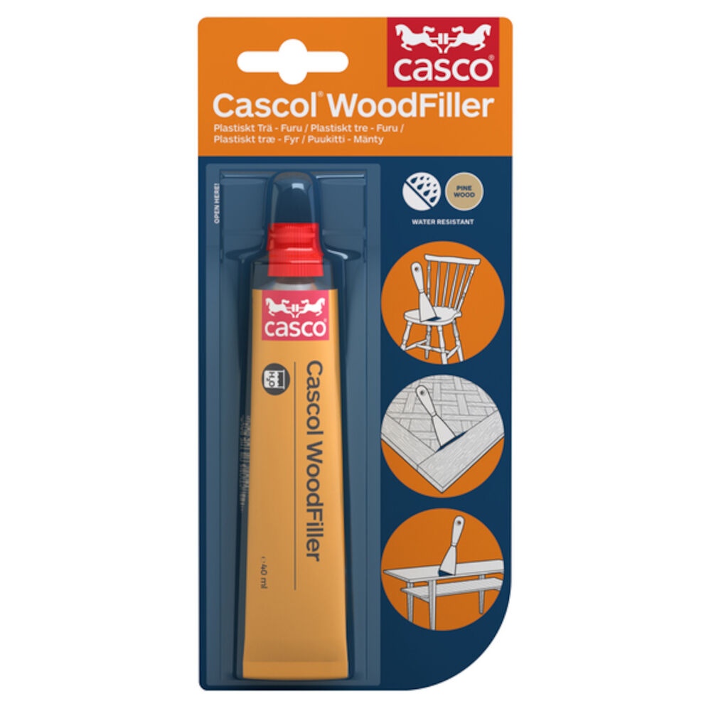 Casco Formtre WoodFiller Vannbasert Eik 40 ml