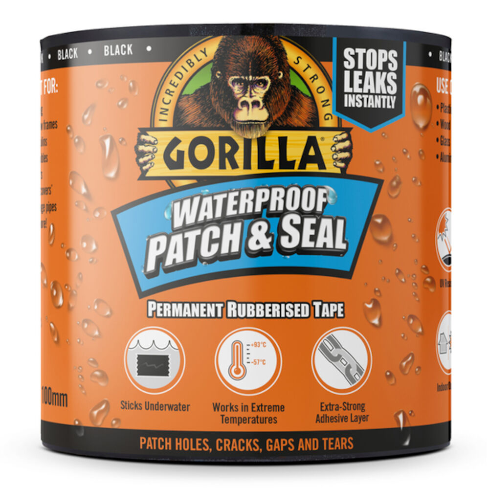 Gorilla Tape Forsegling Patch & Seal Black