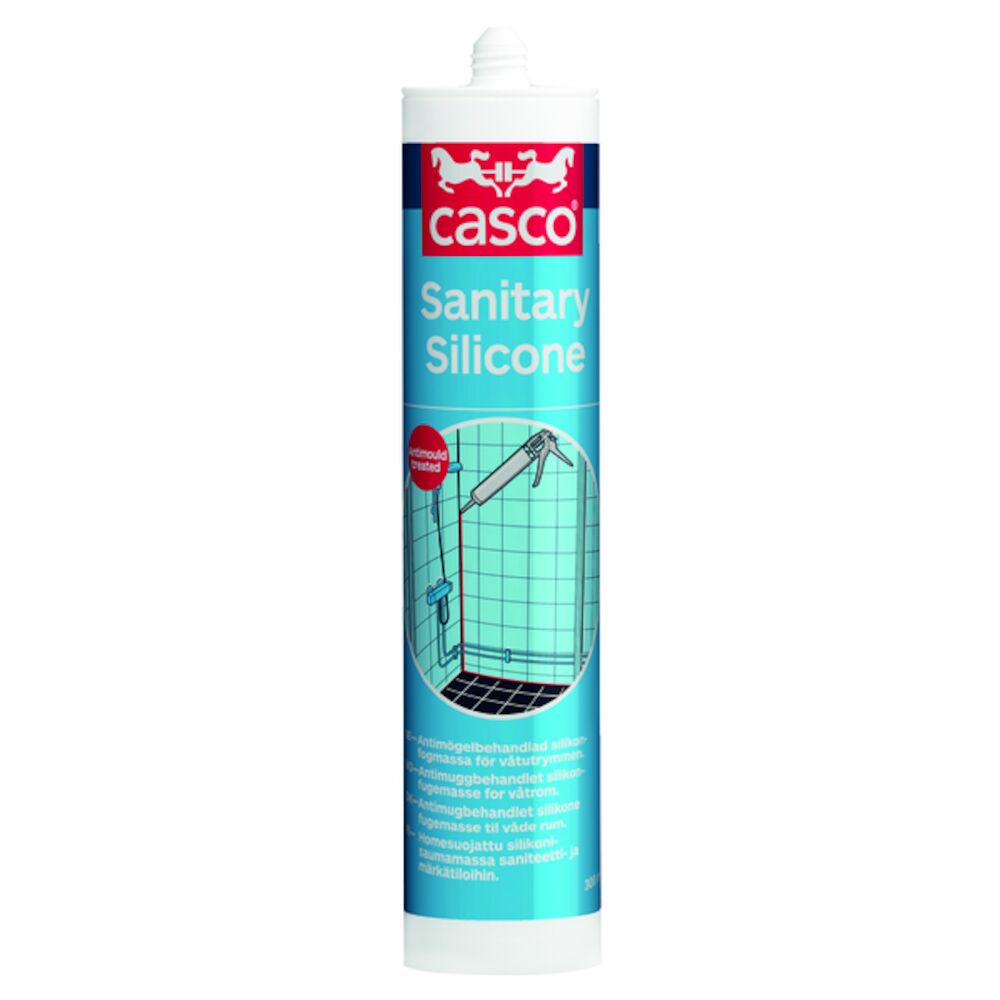 Casco Silikon Sanitary Anthracite 300 ml