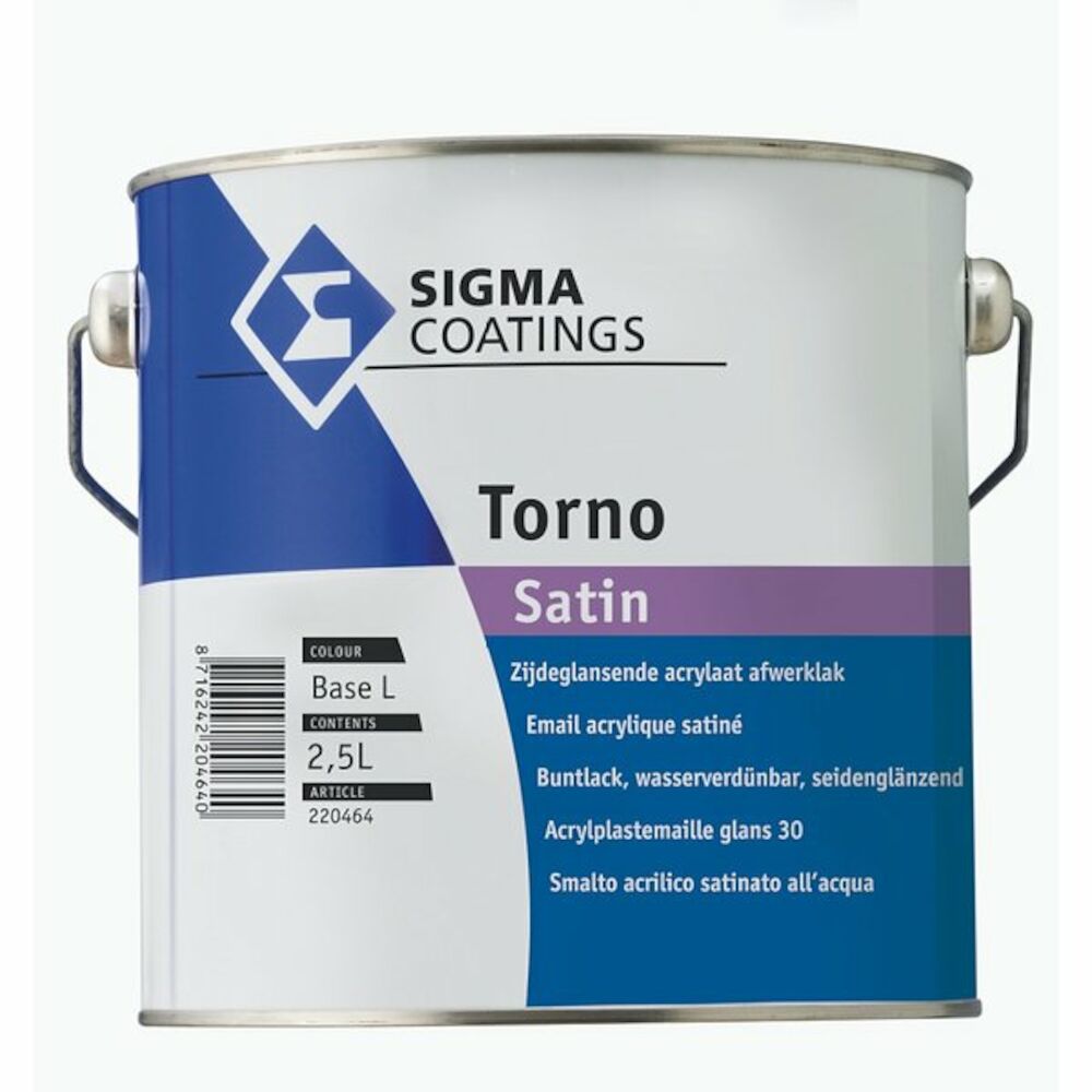 Sigma Torno Satin Hvit 2,5 l