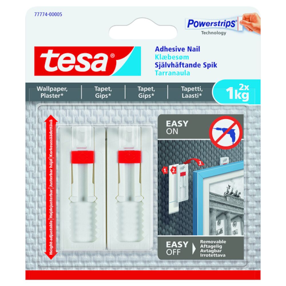 Limspiker Til Tapet Justerbar 2 stk - 1 kg
