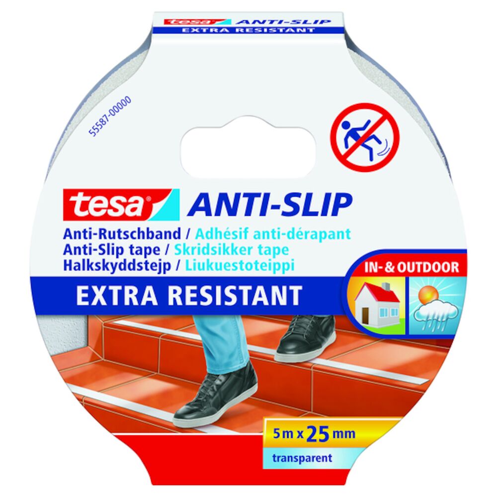 Tesa Antiskli Tape Transparent 25 mm x 5 m