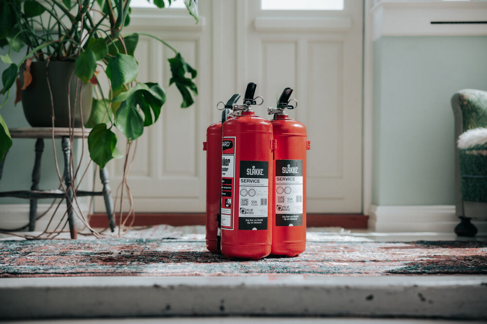 Slåkke Brannslukker Pulverapparat Slukkeklasse 55A 6 kg