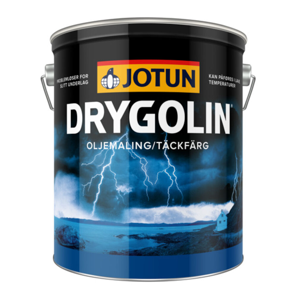 Drygolin Oljemaling Hvit base 4,5l