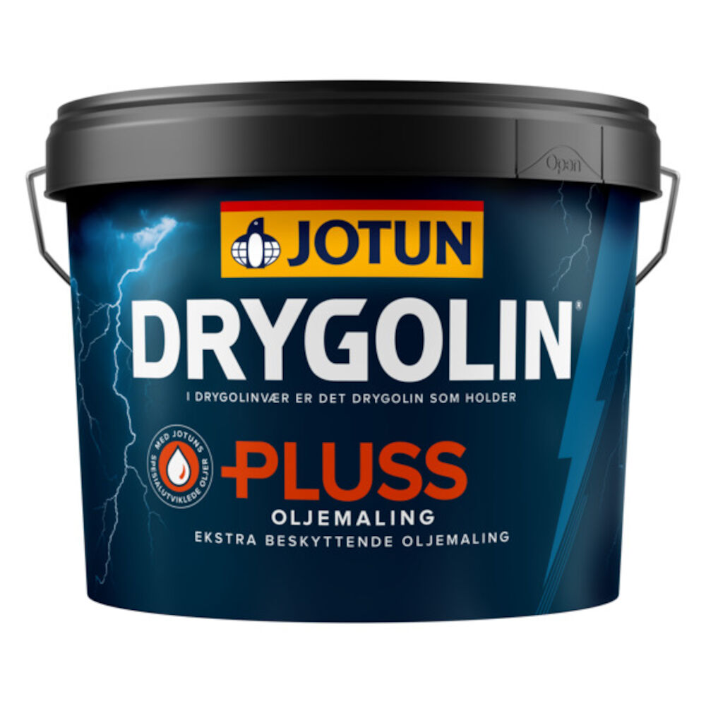 Drygolin Pluss Oljemaling Hvit 9 l