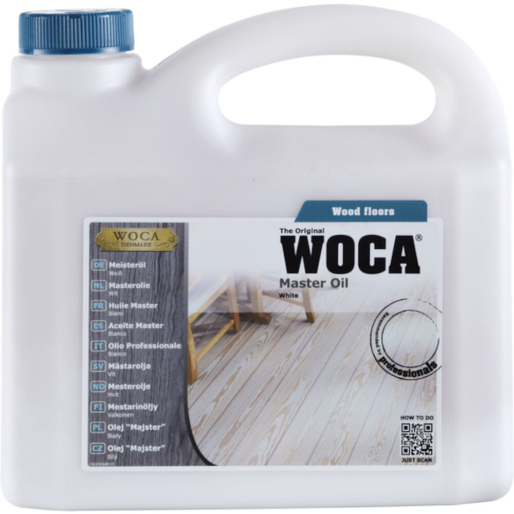 Woca Mestergulvolje Hvit 2,5 l
