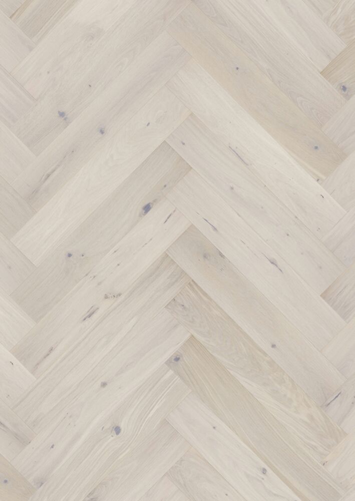 Saga Herringbone Pearl Parkett