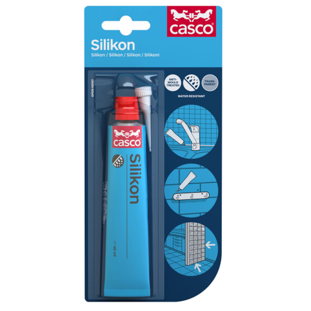 Casco Silikon Hvit 40 ml