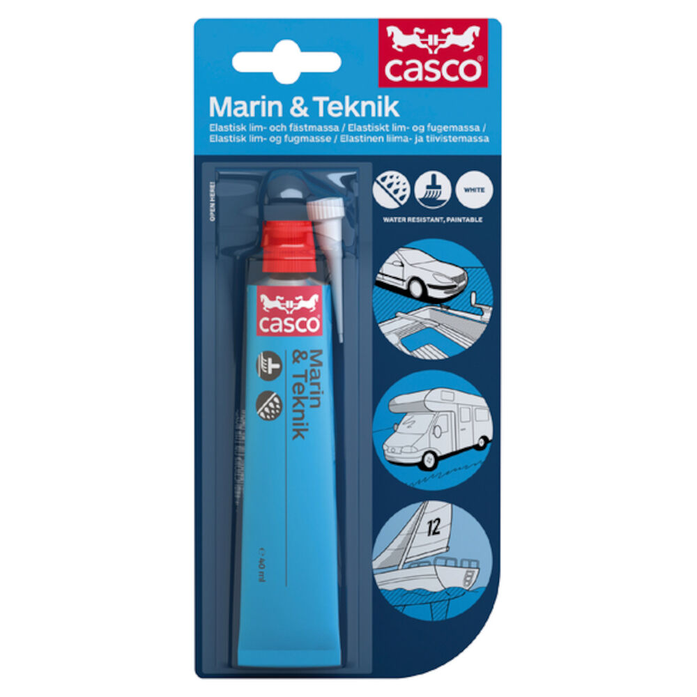 Casco Fugemasse Marin & Teknikk Sort 40 ml