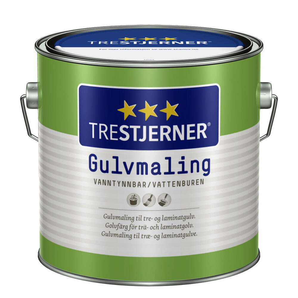 Trestjerner Gulvmaling Halvblank C - base 2,7 l