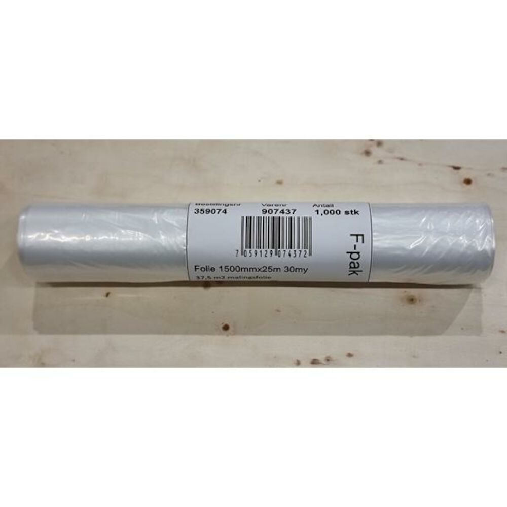 Dekkfolie 30MY - 1,5 x 25 m