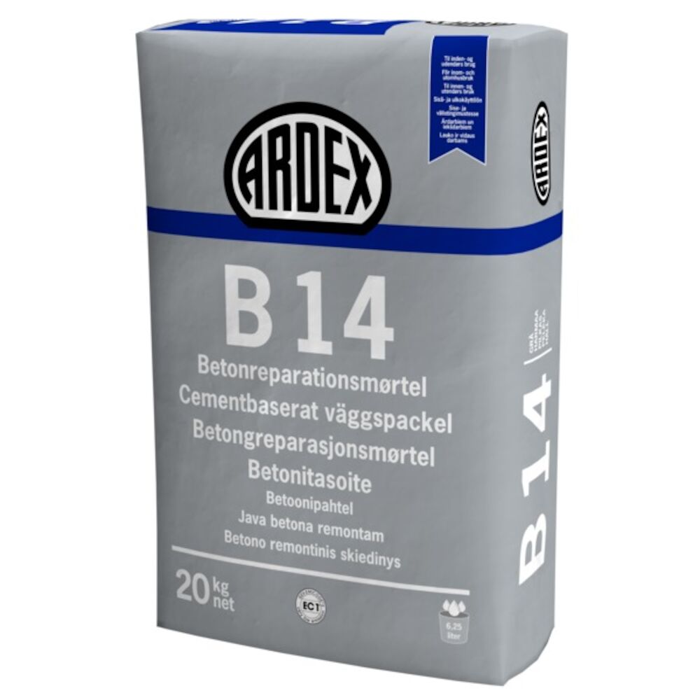 Ardex Betongsparkel B14 20kg Grå