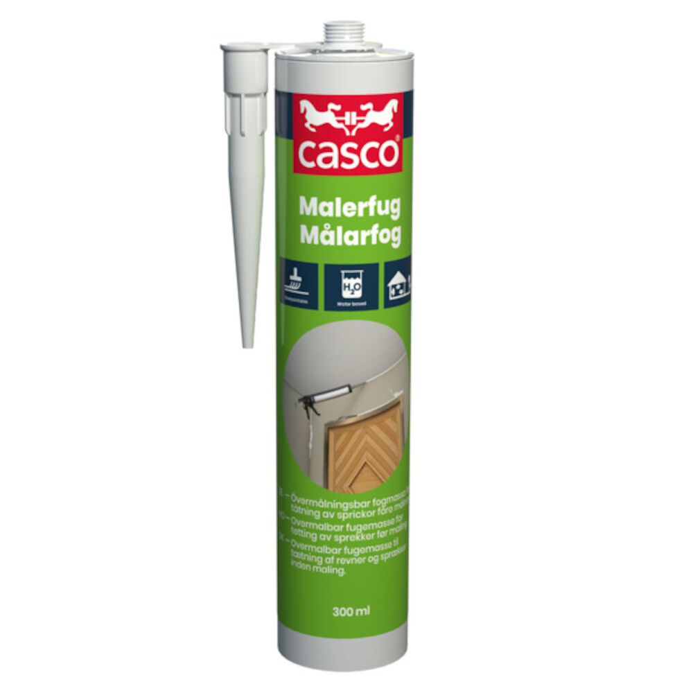 Casco Fugemasse Malerfug Akryl Hvit 300 ml