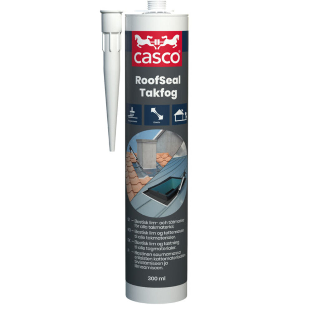 Casco Fugemasse Tak fug RS Sort 0,3 l