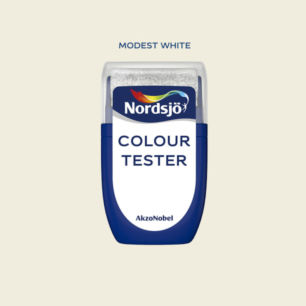 Nordsjö Fargetester - Modest White - 30 ml