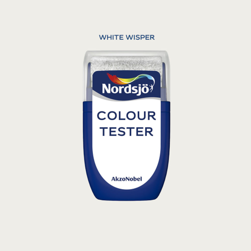 Nordsjö Fargetester - White Wisper - 30 ml