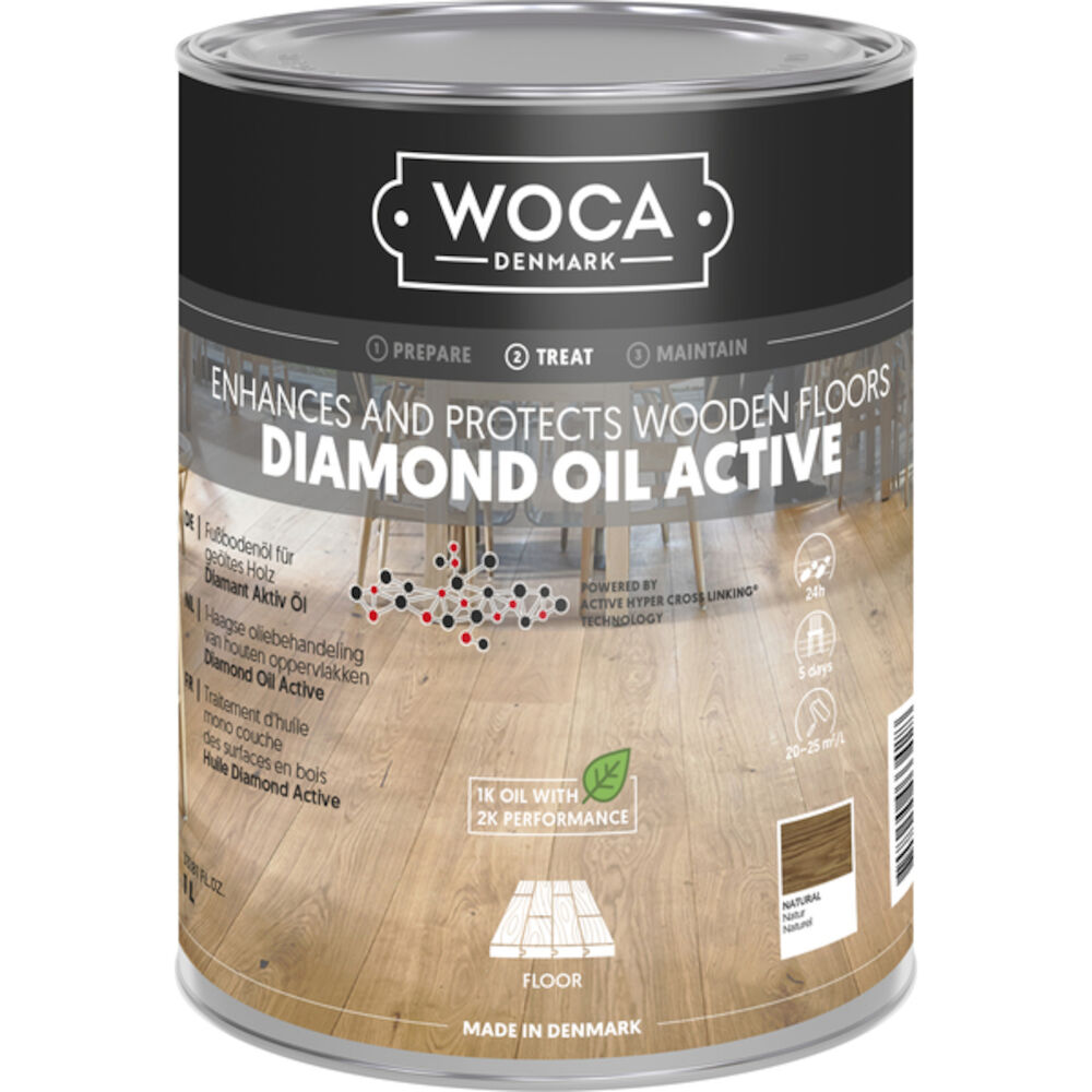 Woca Diamond Tregulvolje Natural 1 l