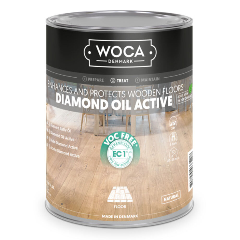 Woca Diamond Tregulvolje Natural 1 l