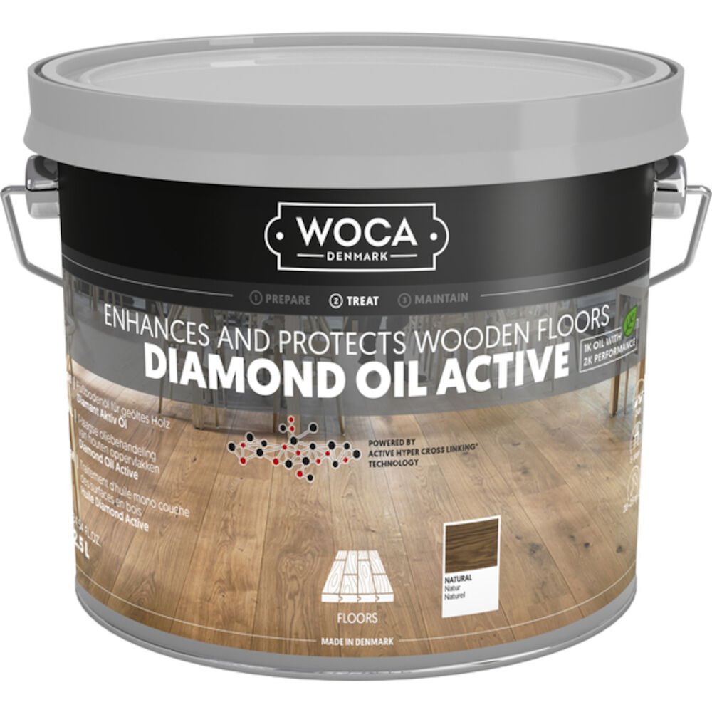Woca Diamond Tregulvolje Natural 2,5 l