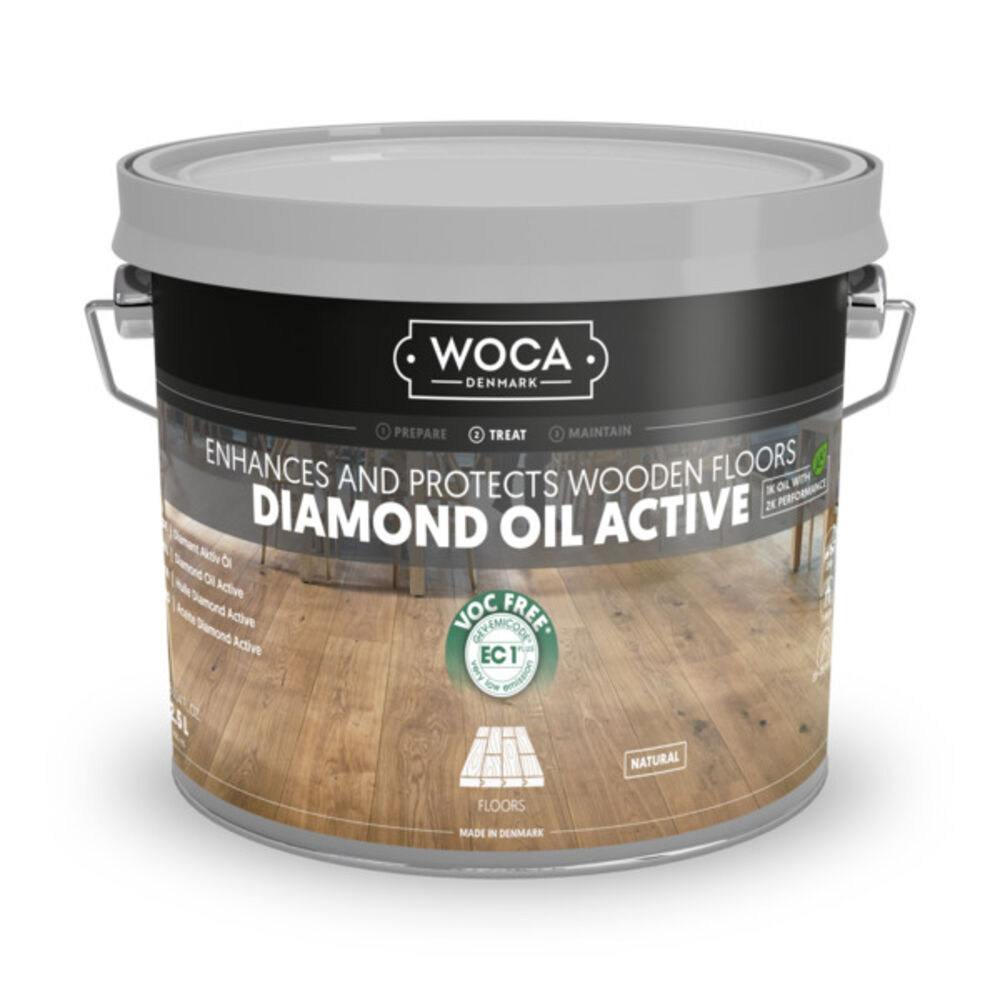 Woca Diamond Tregulvolje Natural 2,5 l
