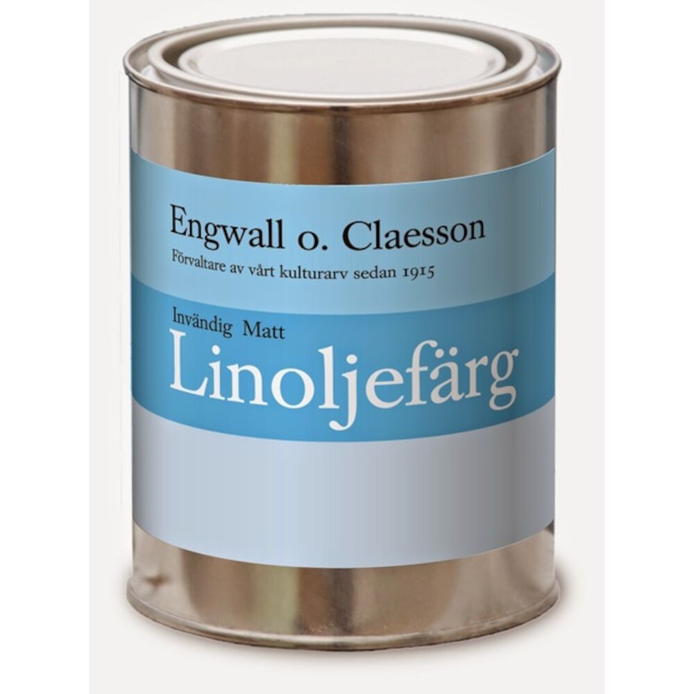 Linoljemaling Innvendig Matt - Hvit 1 l