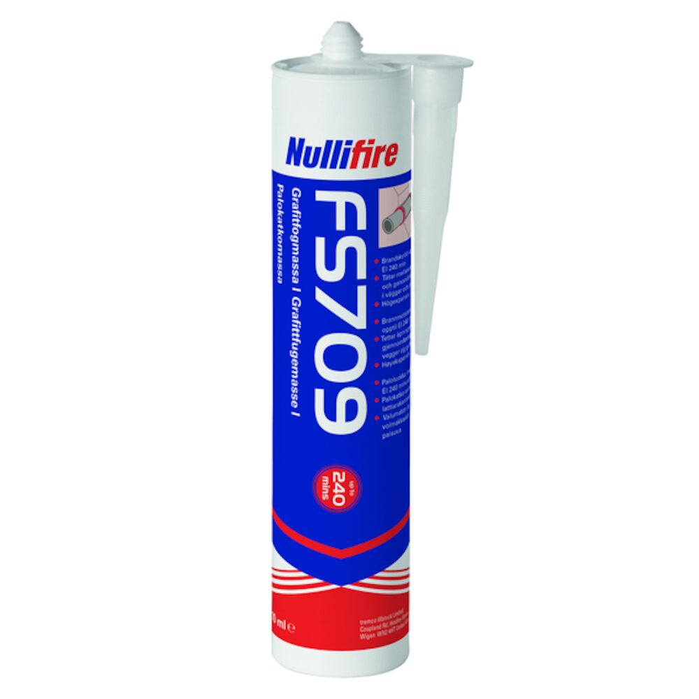 Nullifire Brannfugemasse FS709 Grafit Grå 310 ml