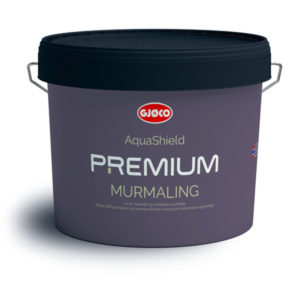 Gjøco Aquashield Premium Murmaling Hvit 9 l