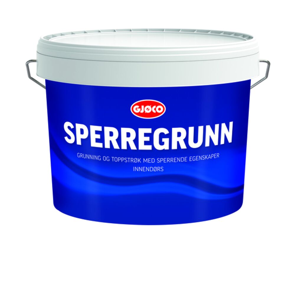 Gjøco Sperregrunn Hvit 9 l