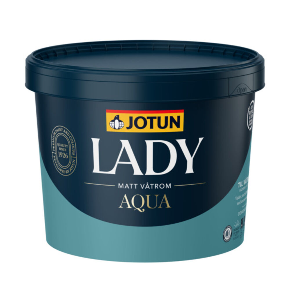 LADY Aqua Matt Hvit Base 2,7 l