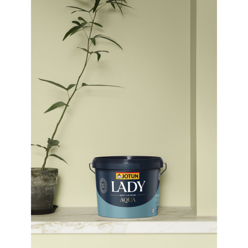 LADY Aqua Matt Hvit Base 2,7 l