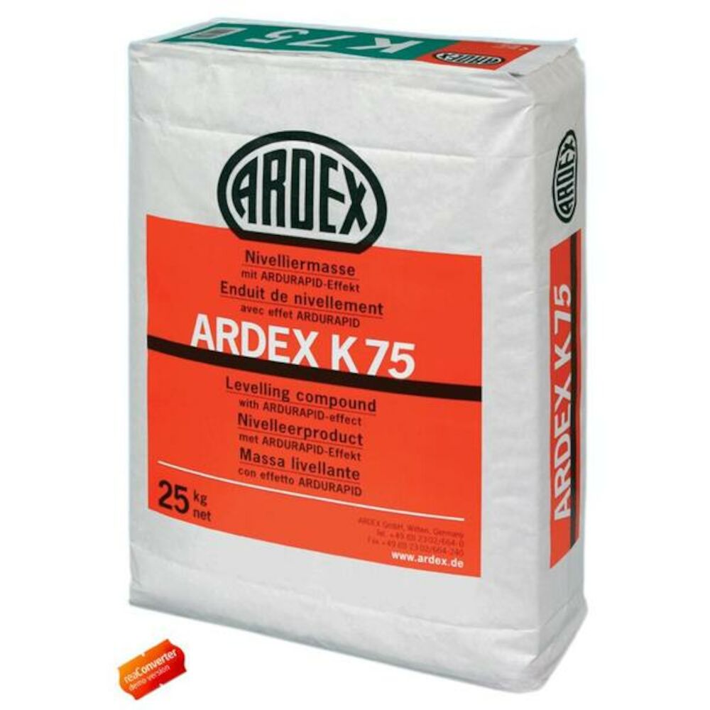 Ardex K75 Gulvsparkel grov Flyt Varmegulv 25 kg