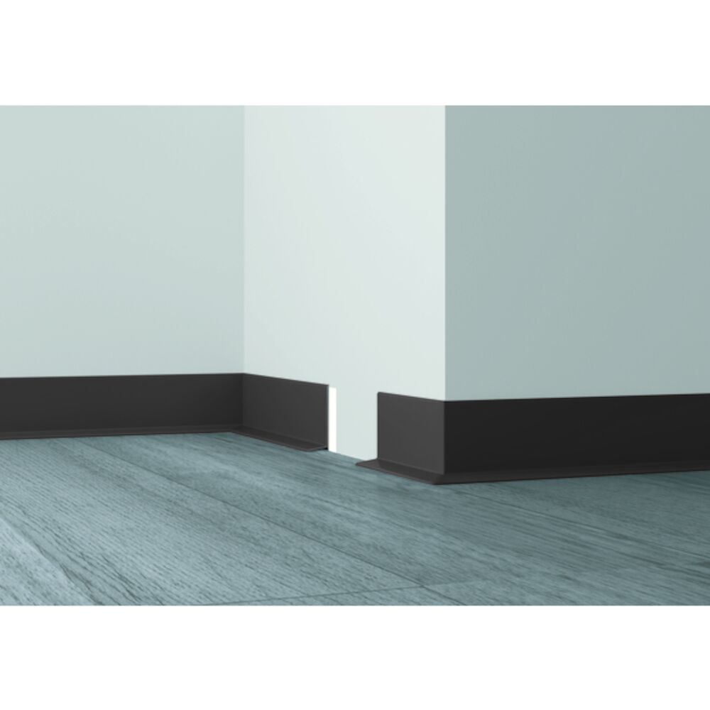 Fotlist PVC Selvklebende - Mørk Grå 50 mm
