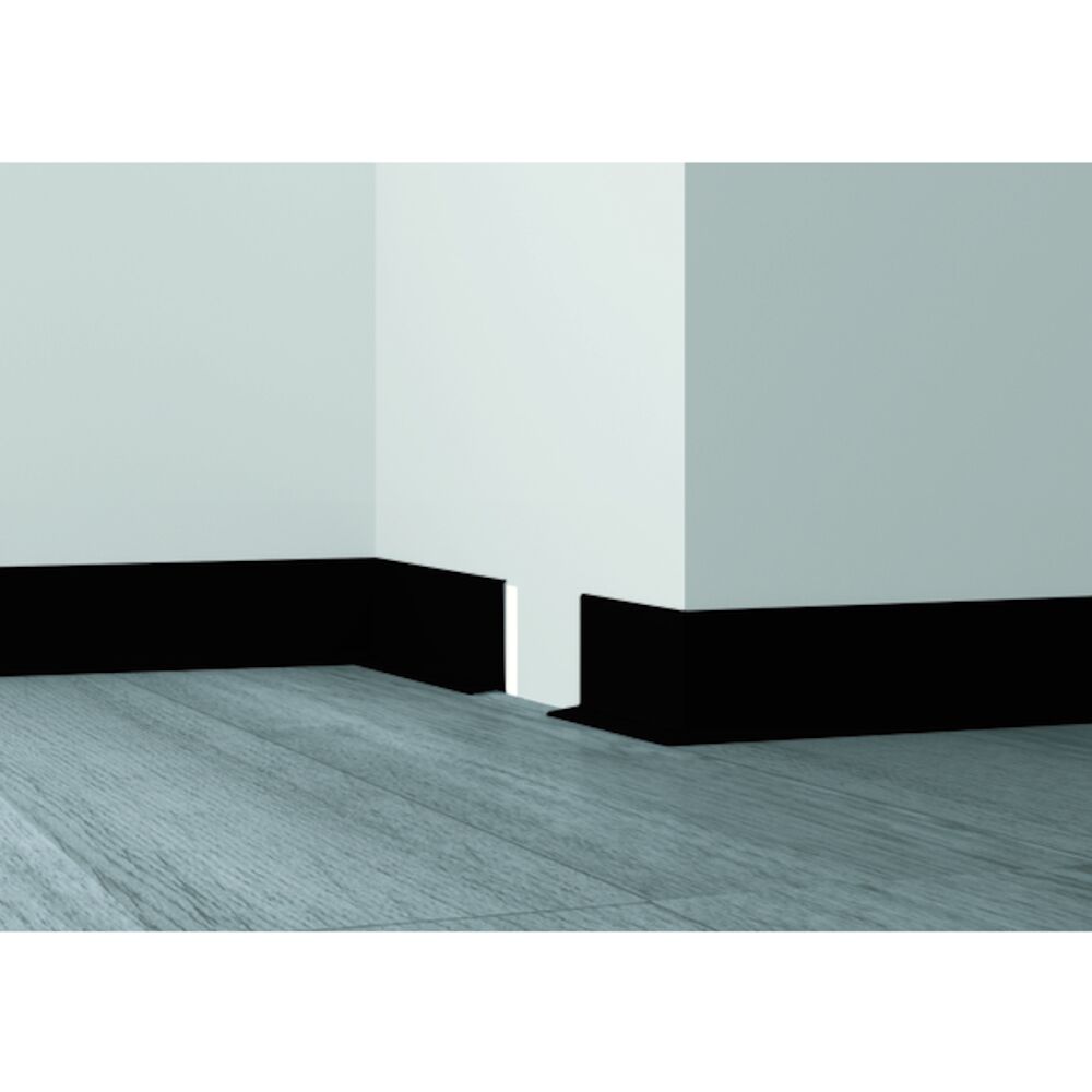 Fotlist PVC Selvklebende - Sort 70 mm