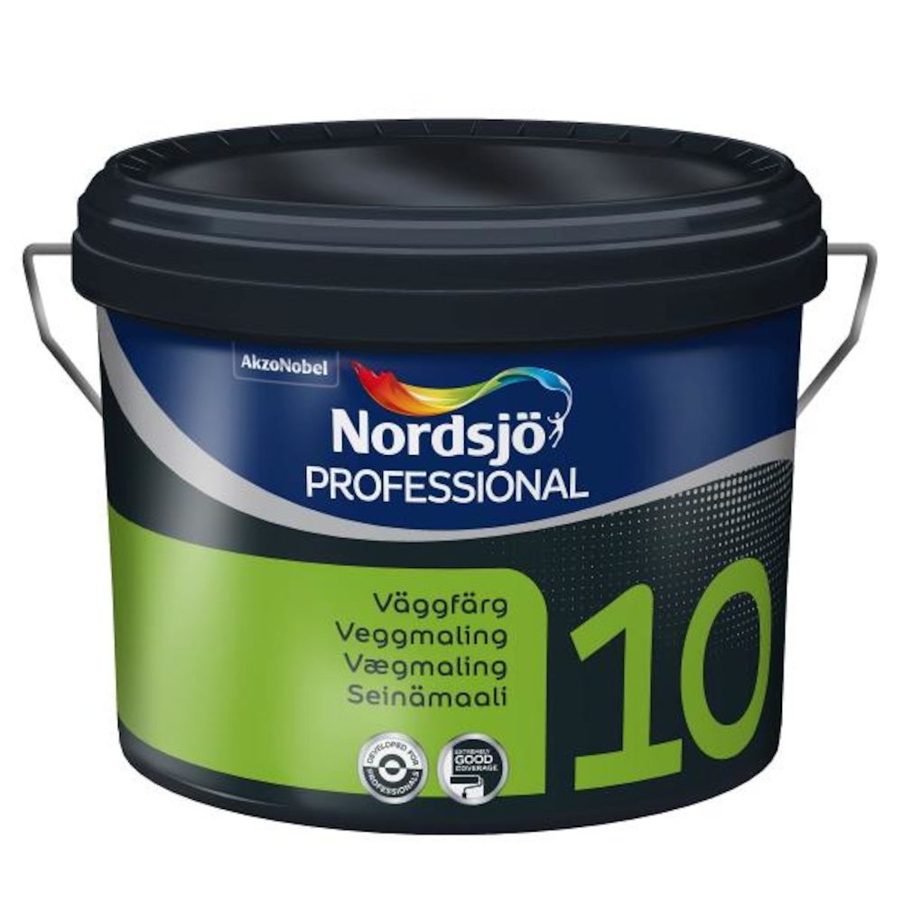 Nordsjø Pro Tak/Vegg P10 White 10 l