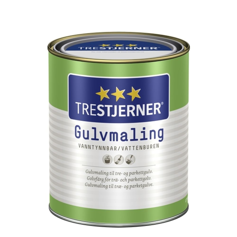 Trestjerner Gulvmaling Halvblank C - base 0,68 l