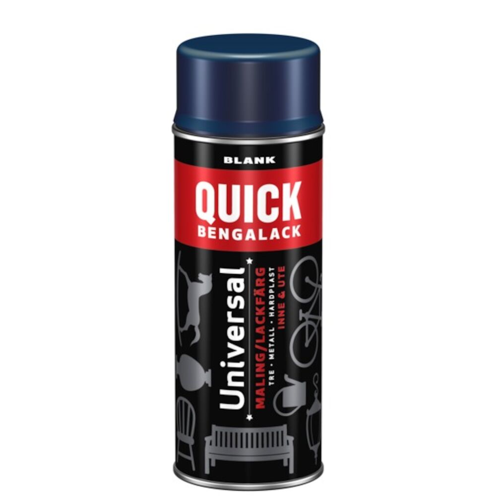 Quick Bengalack Spray Marineblå Blank 400ml