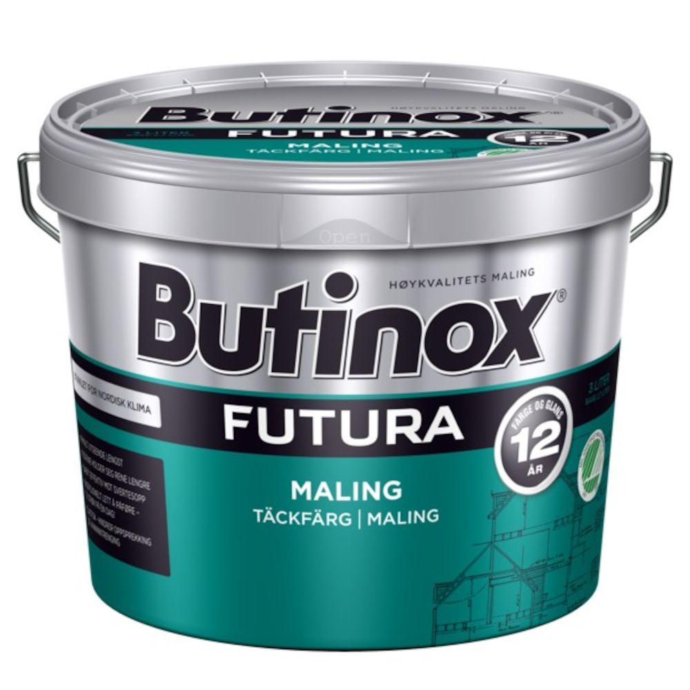 Butinox Futura Maling Oksydrød 2,7 l