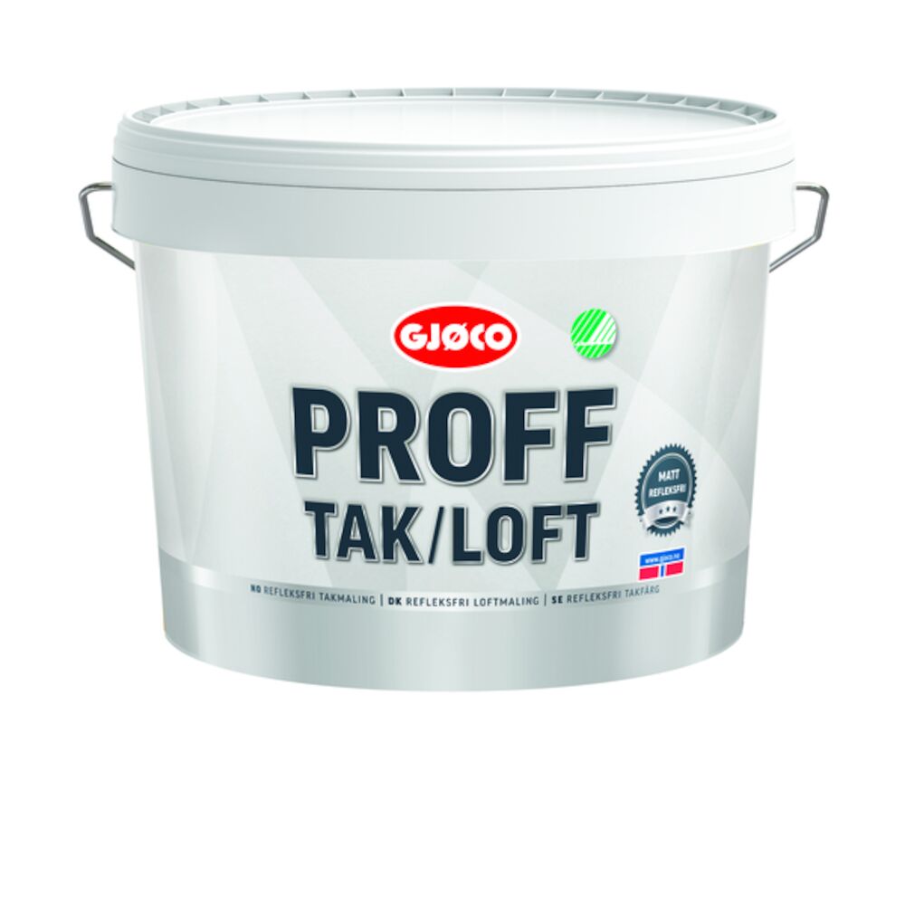 Gjøco Proff Tak/Loft Hvit 9 l