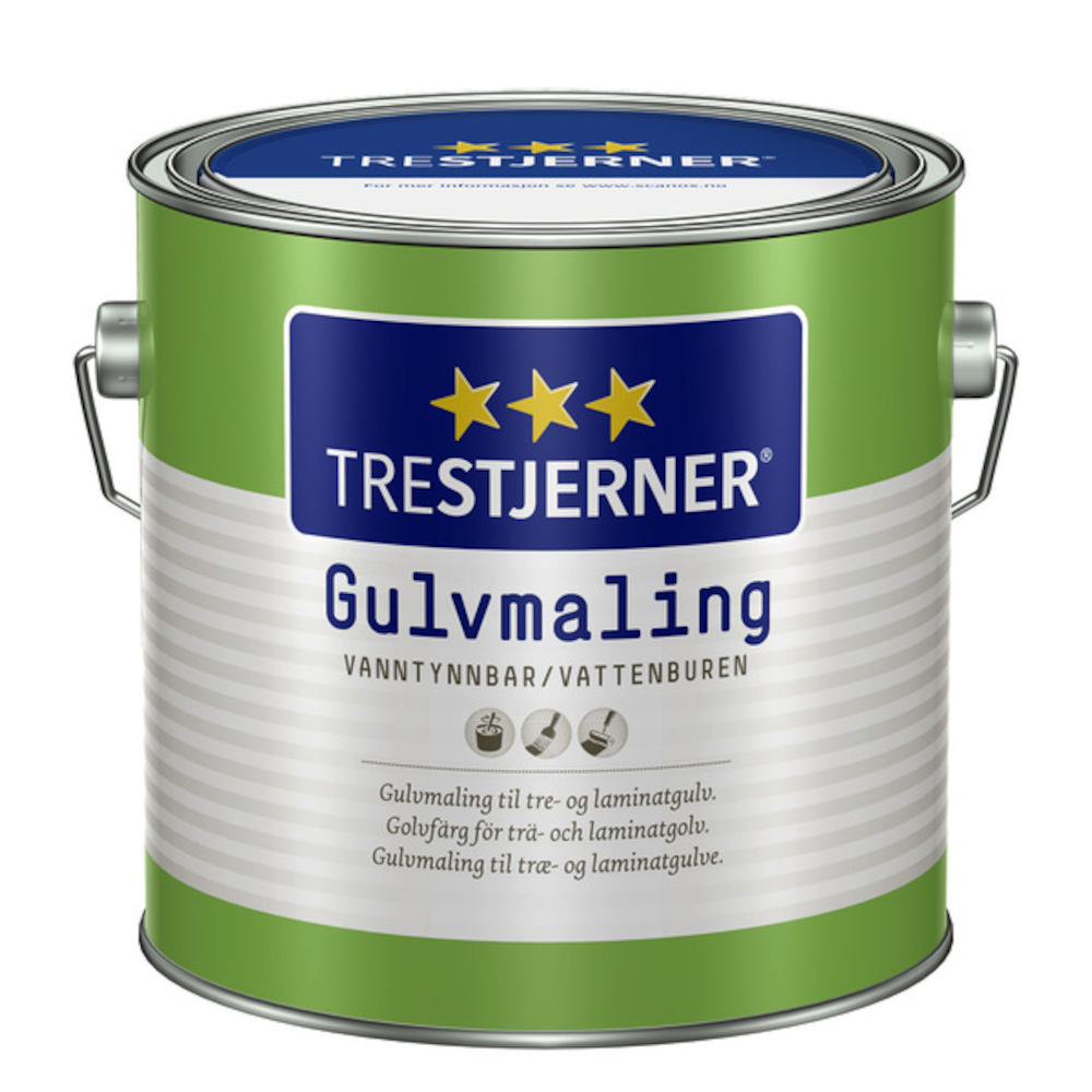 Trestjerner Gulvmaling Blank B - base 0,68 l