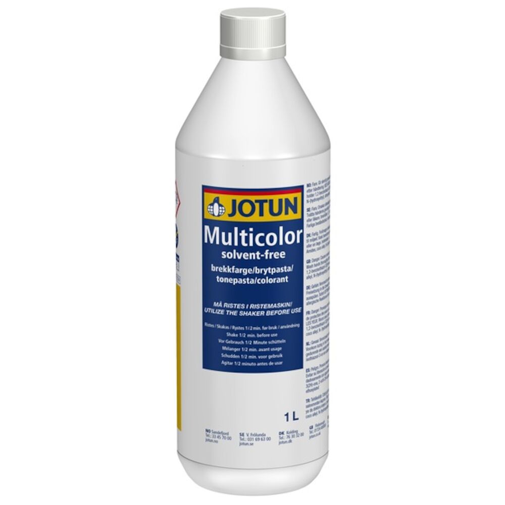 Multicolor Brekkfarge Solvent-Free Bordeaux (BD) 1 l Ny