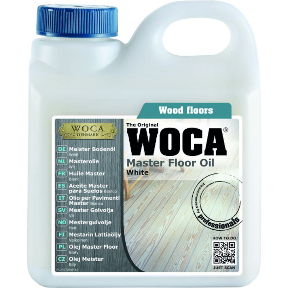 Woca Mestergulvolje Hvit 1 l