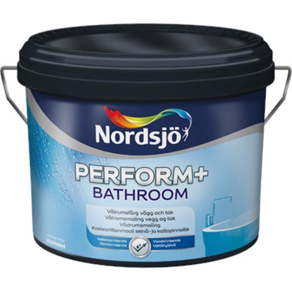 Nordsjø Perform+ Våtromsmaling White 1 l